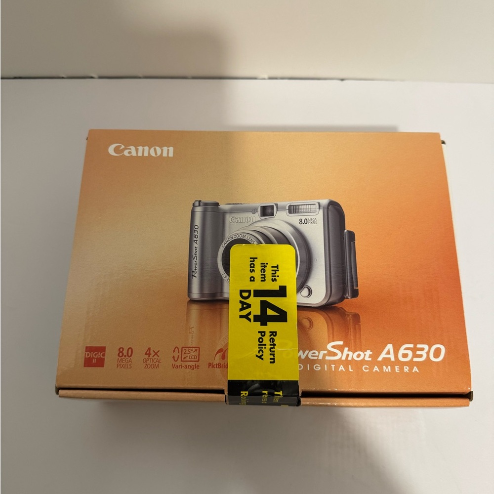 Canon Power Shot A630 Digital 8.0MP 4X OZ Silver New in Sealed box